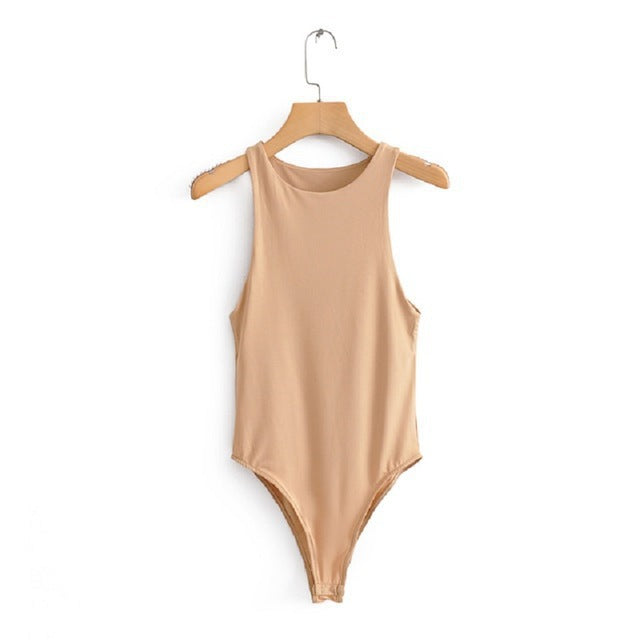 Bodysuit Liso Sin Mangas | 6 Colores