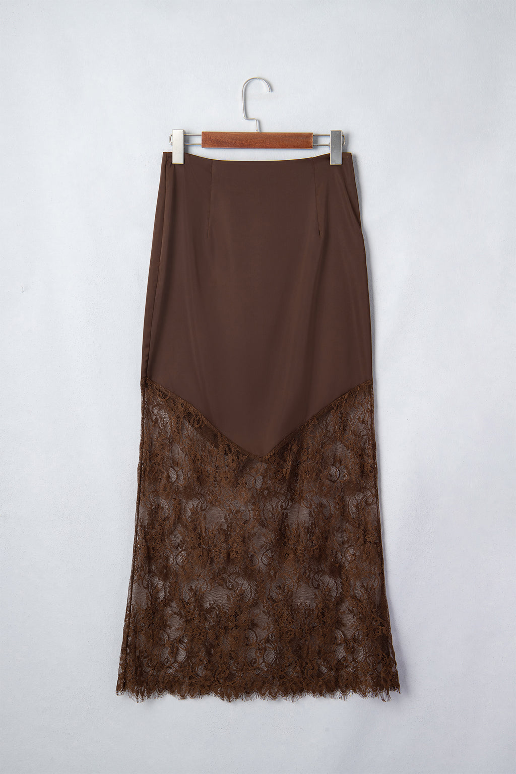 Falda Larga con Detalle de Encaje | Estilo Casual Elegante