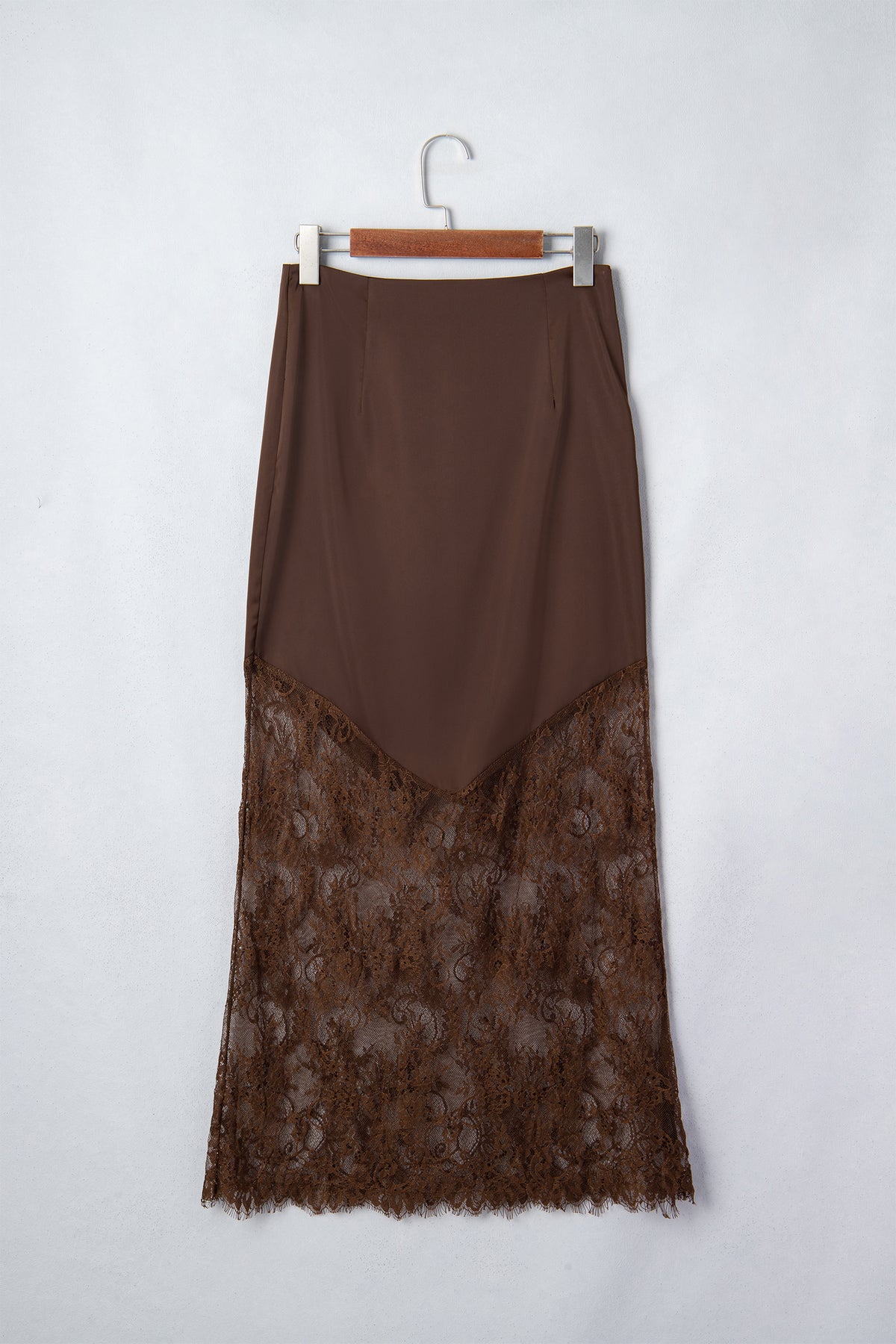 Falda Larga con Detalle de Encaje | Estilo Casual Elegante
